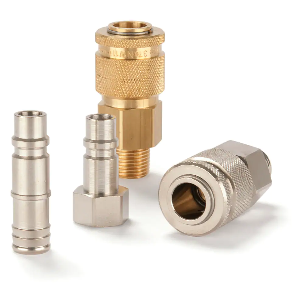 派克37系列快換接頭自動化裝置，符合ISO 6150 B標準結構