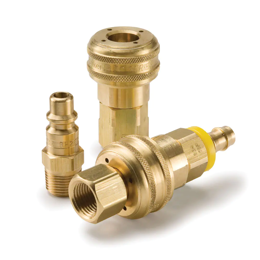 Parker30系列快換陰接頭 - 快速連接空氣軟管以及工具的快換接頭共創輝煌，用于氣動具有重要意義，空氣應用，工業(yè)互換型