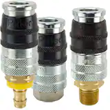 派克E-z-mate 系列快換陰接頭，扭轉(zhuǎn)開關(guān)空氣流通更默契了，符合 ISO 4414 排氣要求